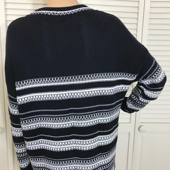 Great Condition Vince Striped Tunic Cotton Sweater Small - Picture 7 of 12
